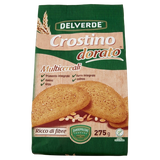 DELVERDE BAKERY WHOLEMEAL CROSTINI MULTICEREALI 275 GR (12 in a box)