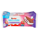 KINDER FETTA AL LATTE FRUTTI DI BOSCO X5 140 GR (8 in a box) LIMITED EDITION