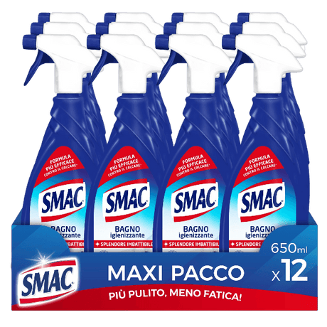 SMAC DEGREASER ANTISCALE BATHROOM SPRAY 650 ML (12 in a box)