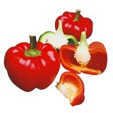 FRESH VEGETABLES PEPPERS TOPEPO RED £4.25 AL KG (APPROX 8.4 KG) - ONLY LONDON AREA