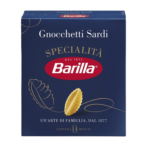 BARILLA PASTA DI SEMOLA SPECIALITA' REGIONALI GNOCCHETTI SARDI N.60 500 GR (32 in a box)