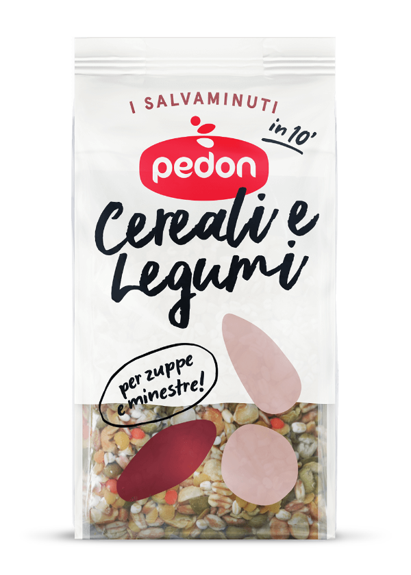 PEDON SALVAMINUTI DRIED CEREALS AND LEGUMES 250 GR (12 IN A BOX)