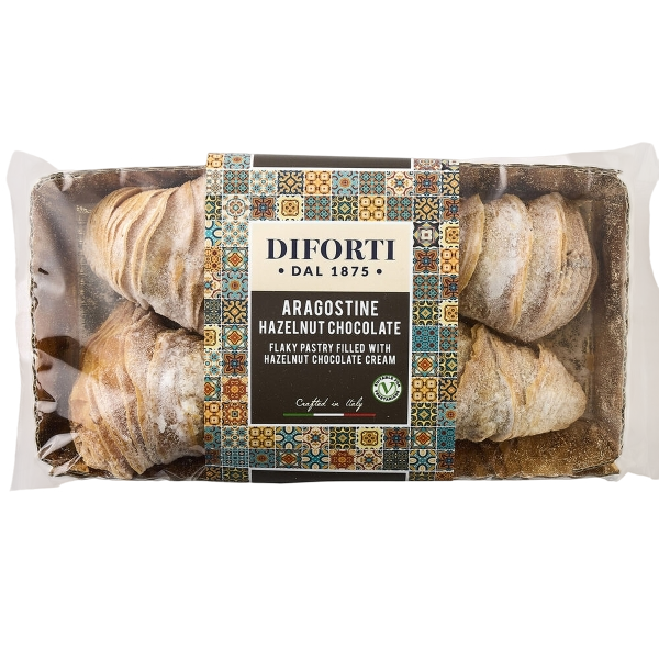 DIFORTI DESSERT CODE D'ARAGOSTA FILLED HAZELNUT CHOCOLATE 150 GR (6 in a box)