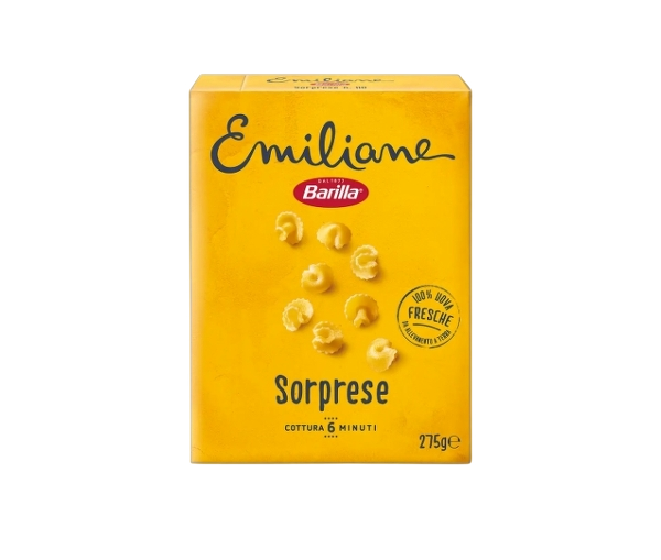 BARILLA PASTA ALL'UOVO EMILIANE SORPRESE 275 GR (24 IN A BOX)