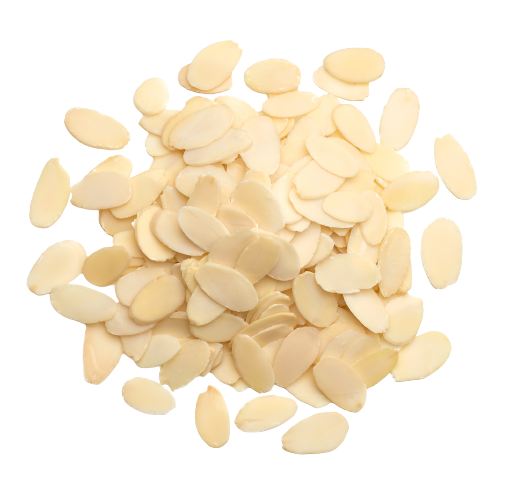 DRIED FRUITS ALMONDS PEELED CUT 1 KG (1 in a box)