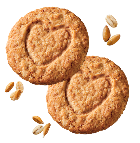 GALBUSERA BISCOTTI WHOLEMEAL COL CUORE X6 300 GR (9 in a box)