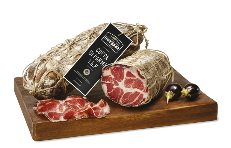 CORTEBUONA COPPA DI PARMA IGP £23.99 AL KG (APPROX. 2 KG)