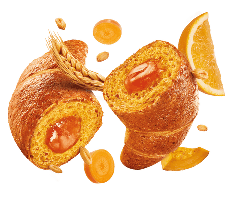 MISURA FIBRE EXTRA CORNETTI WHOLEMEAL PUMPKIN CARROT ORANGE X6 300 GR (8 in a box)