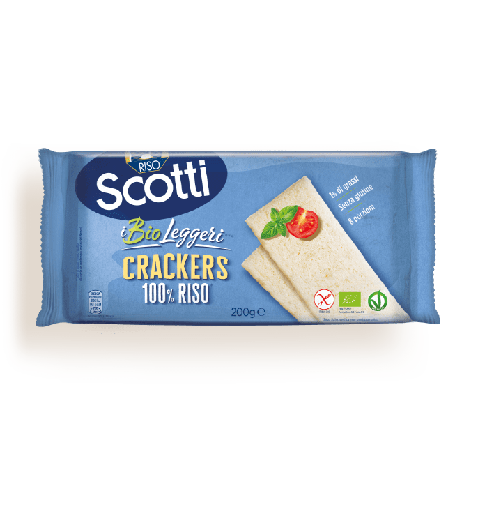 SCOTTI CRACKERS 100% RISO GLUTEN FREE X8 200 GR (12 in a box)