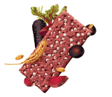 MISURA FIBRE EXTRA CRACKERS WHOLEMEAL BEET AND BLACK CARROTS X10 385 GR (12 in a box)