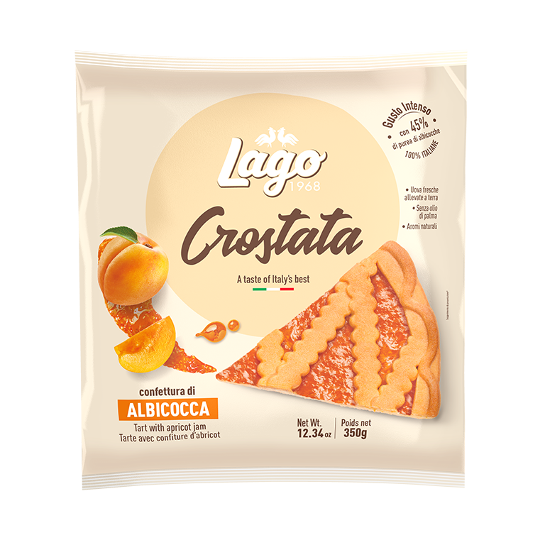 ELLEDI CROSTATA APRICOT 350 GR (12 in a box)