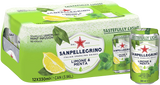 SAN PELLEGRINO LEMON AND MINT CANS GB 330 ML (12 in a box)