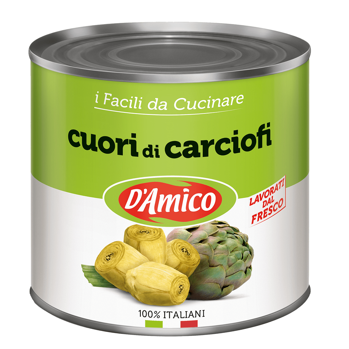 D'AMICO ARTICHOKES WHOLE IN BRINE 2.5 KG (6 in a box)