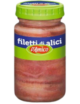 D'AMICO ANCHOVIES FILLETS IN OIL 430 GR (6 in a box)