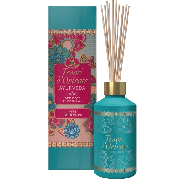 TESORI D'ORIENTE HOME FRAGRANCE WITH STICKS AYURVEDA 200 ML (6 in a box)