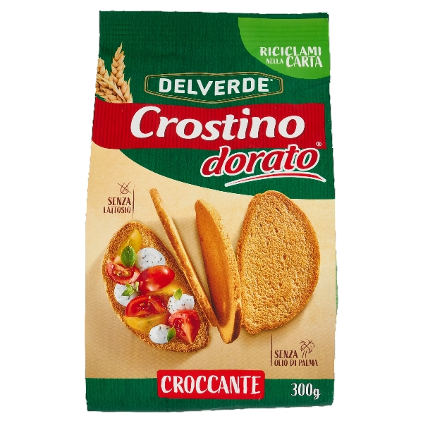 DELVERDE BAKERY CROSTINI DORATI 300 GR (12 in a box)