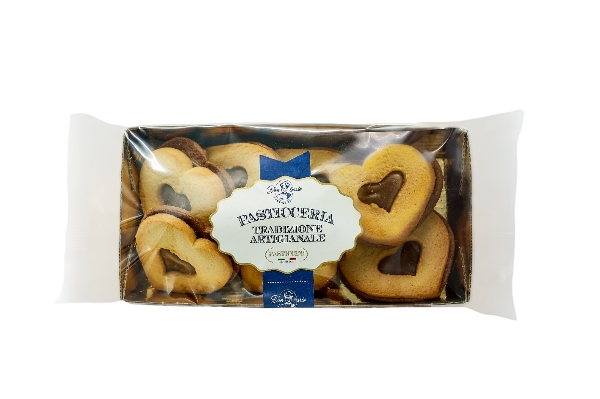 DON CARLO DESSERT PASTICCINI HEART CREAM CHOCOLATE 200 GR (12 in a box)