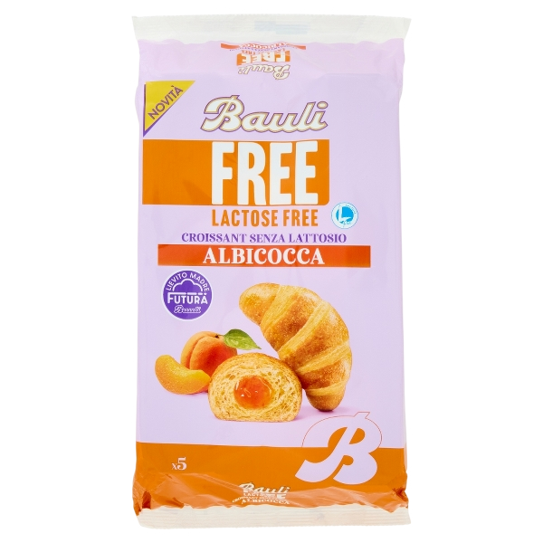BAULI CROISSANT APRICOT LACTOSE FREE X5 225 GR (12 in a box)