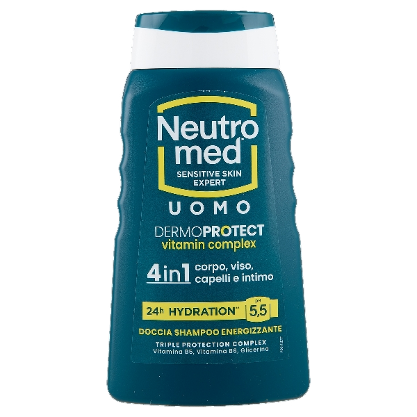 NEUTROMED SHOWER BATH PH 5.5 MAN 4in1 ENERGIZZANTE 250 ML (12 in a box)