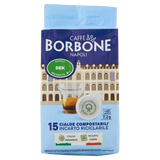 BORBONE COFFEE PODS ESE 44 MM DECAFFEINATED DEK X15 143 GR (8 in a box)