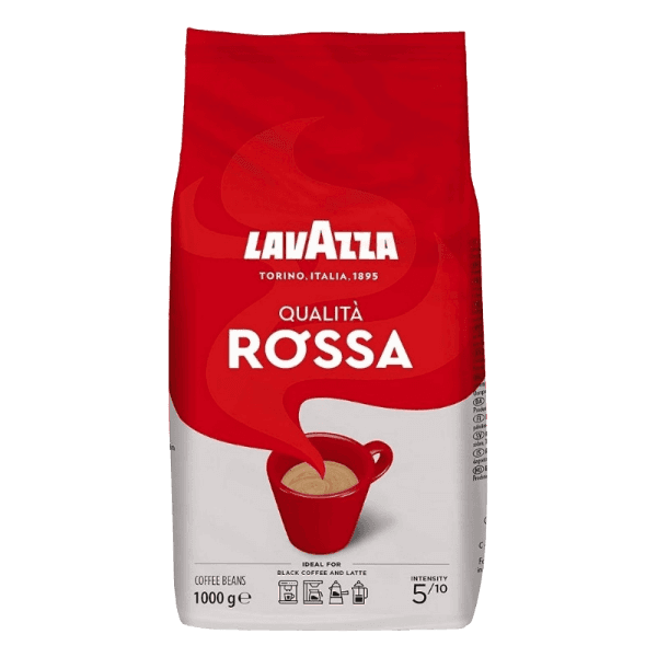 LAVAZZA COFFEE BEANS QUALITA' ROSSA 1 KG (1 in a box)