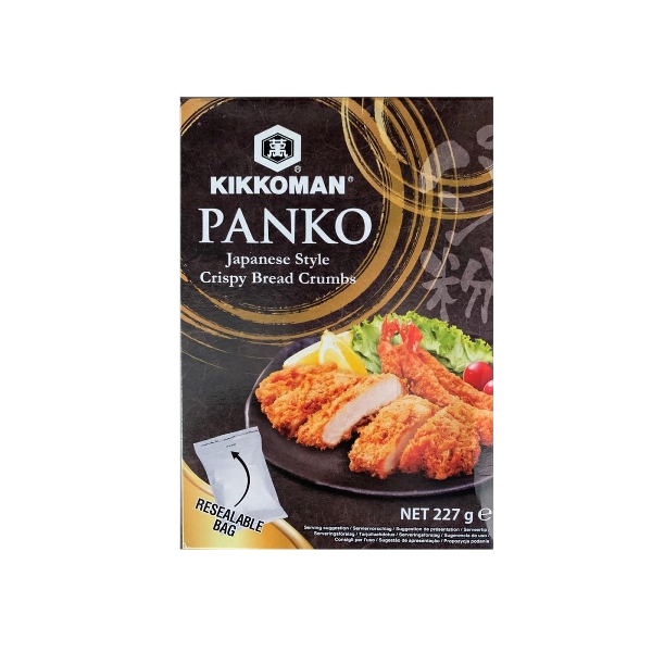 KIKOMAN FLOURS PANKO JAPANESE STYLE CRISPY BREAD CRUMBS 227 GR (12 in a box)