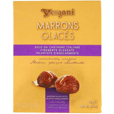 VERGANI MARRON GLACES WHOLE 140 GR (24 in a box)