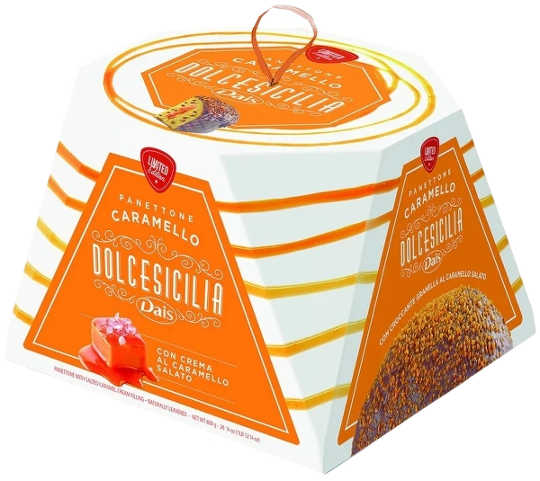 DAIS PANETTONE SALTED CARAMEL 800 GR (12 in a box)