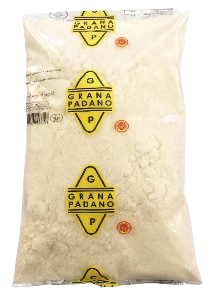 CHEESE GRANA PADANO D.O.P. GRATED 1 KG (1 in a box)