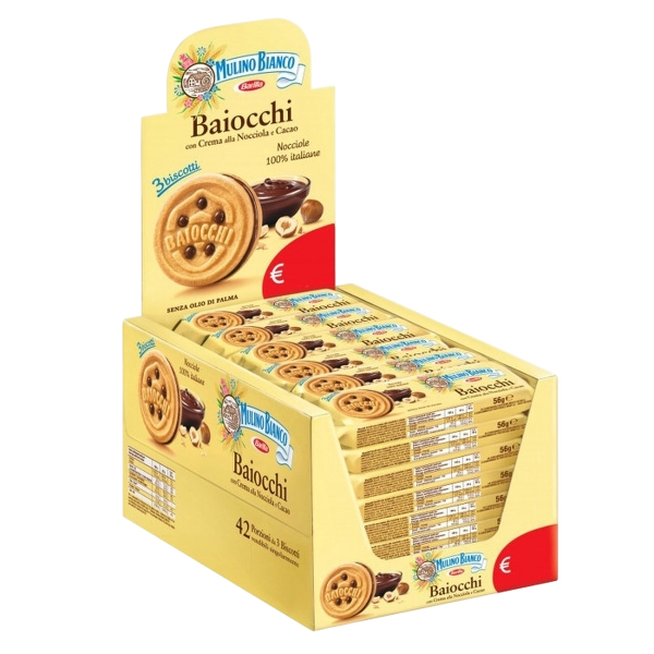MULINO BIANCO BISCOTTI EXPO BAIOCCHI 28 GR X42 (1 in a box)
