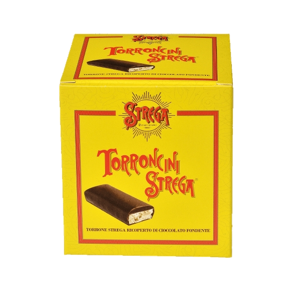 STREGA ALBERTI TORRONCINI DARK CHOCOLATE 200 GR (12 in a box)