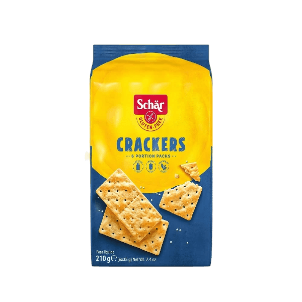SCHAR CRACKERS GLUTEN FREE X6 210 GR (5 in a box)