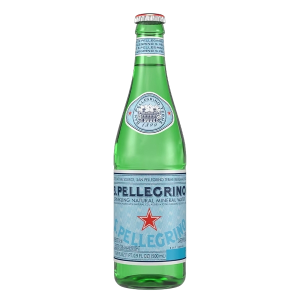 SAN PELLEGRINO CARBONATED WATER GLASS 500 ML (24 in a box)