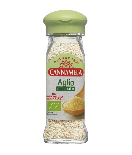 CANNAMELA ORGANIC SPICES GARLIC GROUND 70 GR (6 in a box)
