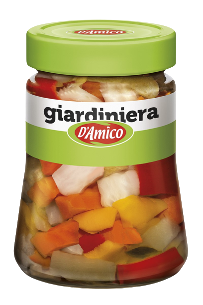 D'AMICO MIX OF VEGETABLES GIARDINIERA 300 GR (8 in a box)