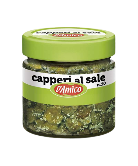 D'AMICO CAPERS IN SALT N.10 70 GR (12 in a box)
