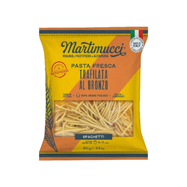 MARTIMUCCI FRESH PASTA BRONZO SPAGHETTI 400 GR (8 in a box)