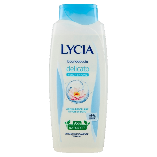 LYCIA SHOWER BATH DELICATO 750 ML (6 in a box)