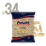 POIATTI PASTA DI SEMOLA GNOCCHI SARDI N.34 1 KG (12 in a box)