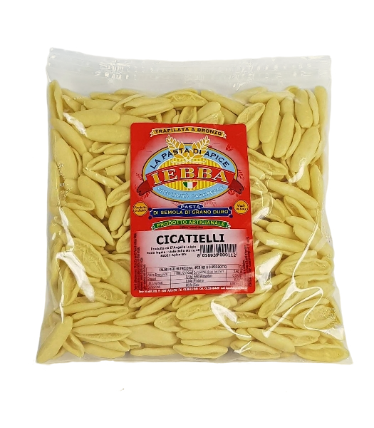 IEBBA FRESH PASTA CICATIELLI 500 GR (12 in a box)