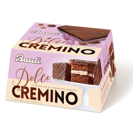 BAULI CAKE DOLCE CREMINO CHOCOLATE AND HAZELNUT CREAM 750 GR (12 in a box)