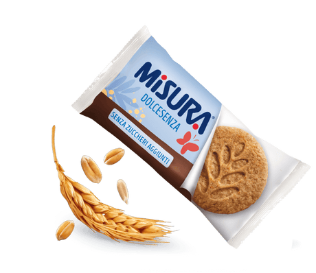 MISURA DOLCE SENZA BISCOTTI WHOLEMEAL MULTIPACK X6 280 GR (10 in a box)