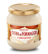 DEMETRA PASTA SAUCE / PIZZA SAUCE CHEESE CREAM PECORINO JAR 550 GR (6 in a box)