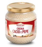 DEMETRA PASTA SAUCE / PIZZA SAUCE CACIO E PEPE CREAM JAR 550 GR (6 in a box)