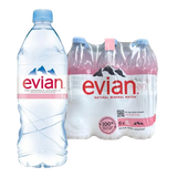 EVIAN STILL WATER PET 1 LT (6 in a box)