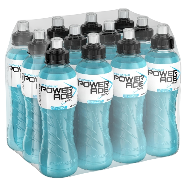 POWERADE ENERGY DRINK ZERO MOUNTAIN BLAST PET 500 ML (12 in a box)