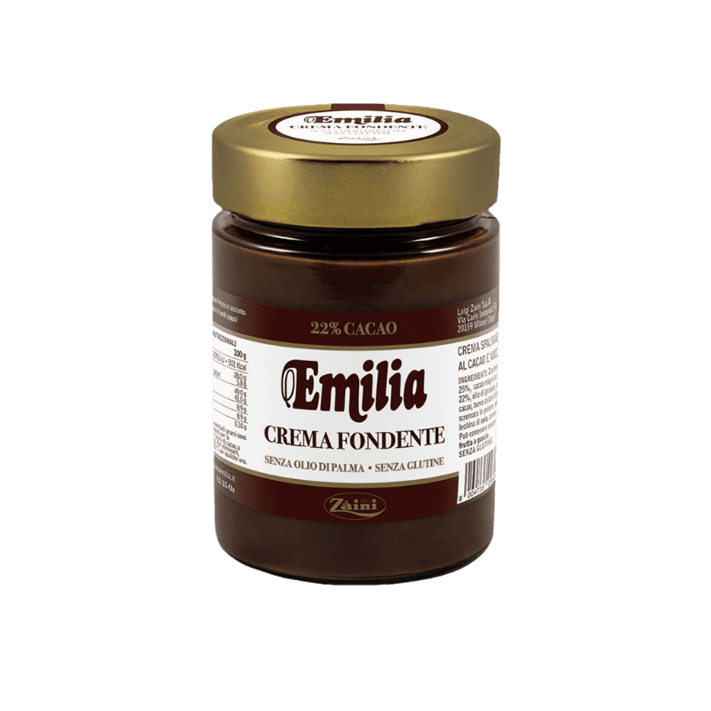 ZAINI EMILIA SPREAD DARK CHOCOLATE CREAM 350 GR (6 in a box)