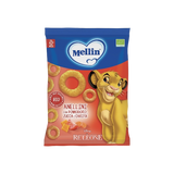 MELLIN CRISPS CEREALS SNACK ANELLINI TOMATOES PUMPKIN AND CARROTS 15 GR (6 in a box)