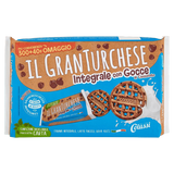 COLUSSI BISCOTTI WHOLEMEAL GRAN TURCHESE GOCCE CIOCCOLATO 340 GR (12 in a box)