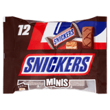SNICKERS SNACK BARS MINIS ORIGINAL X12 227 GR (24 in a box)